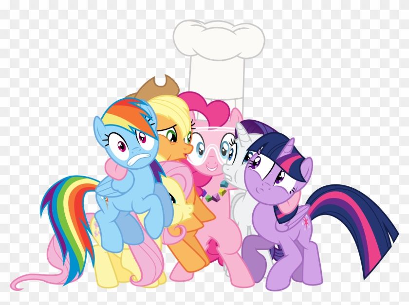 Mane Six Awkward Group Hug By Jeatz-axl - My Little Pony: Friendship Is Magic #1262436
