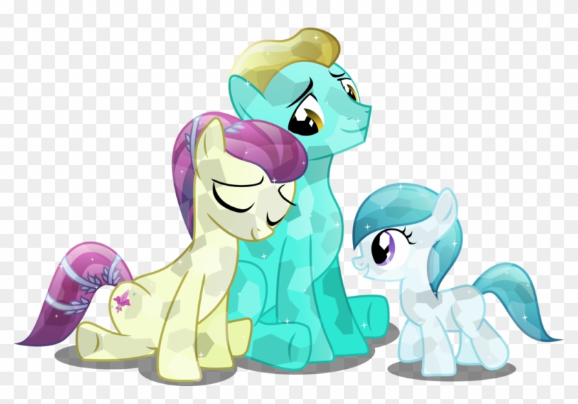 Crystal Pony Family By Vector-brony - Crystal Pony #1262560