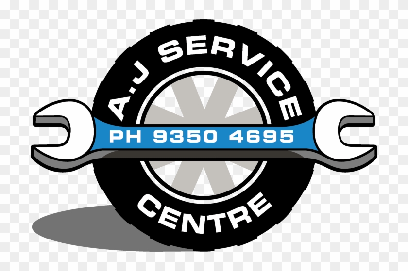 Aj Service Centre - Tyre And Spanner Logo #1262731