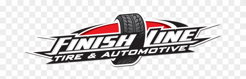 Finish Line Tire And Automotive - Tire Shop Logo Design #1262795