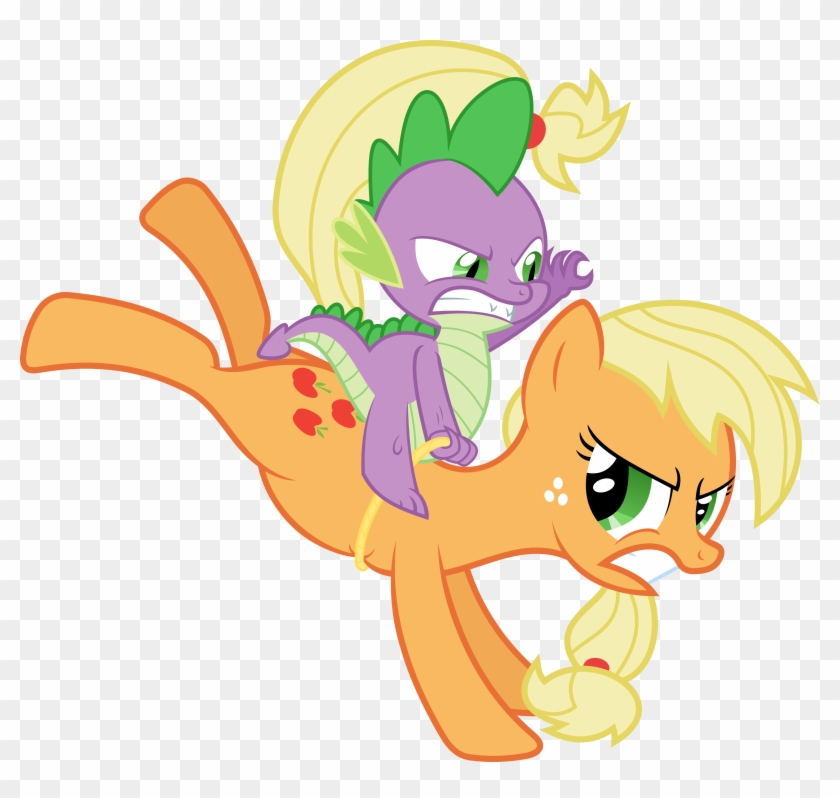 Applejack, Applespike, Artist - Cartoon #1262909