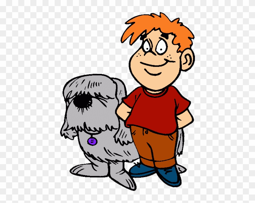 Boy And Dog Clip Art #1262908