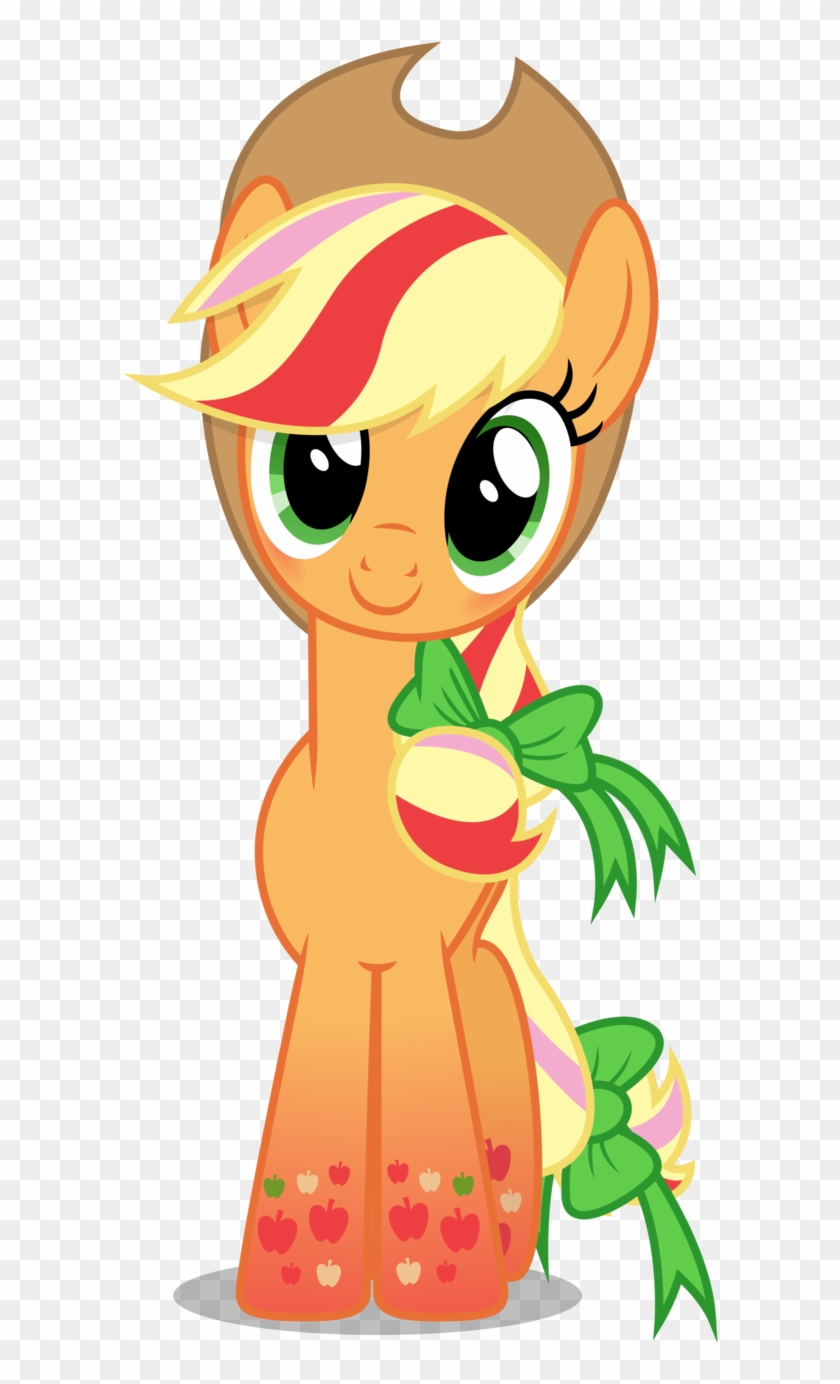 Rainbowfied From Group Shot By Caliazian - My Little Pony Applejack Rainbowfied #1262915