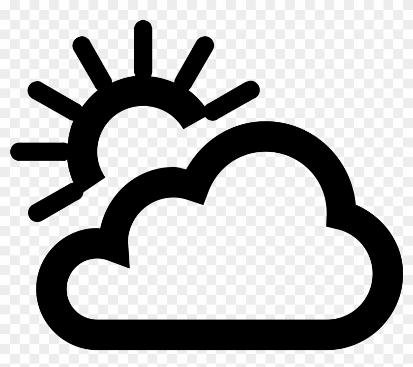 Partly Cloudy Clipart - Weather Icon Png #1262928