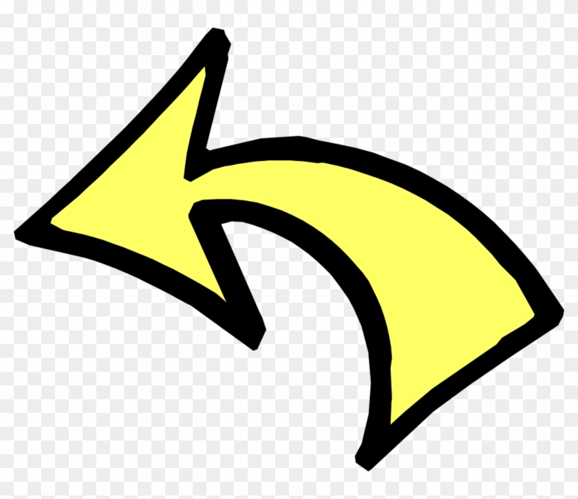Free Yellow Left Arrow Clip Art - Android #1263170