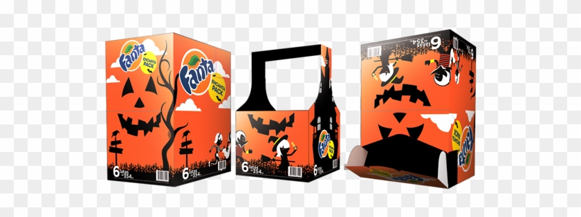 Fanta Doesn't Need To Change Much For Their Halloween - Halloween Packaging Design #1263237