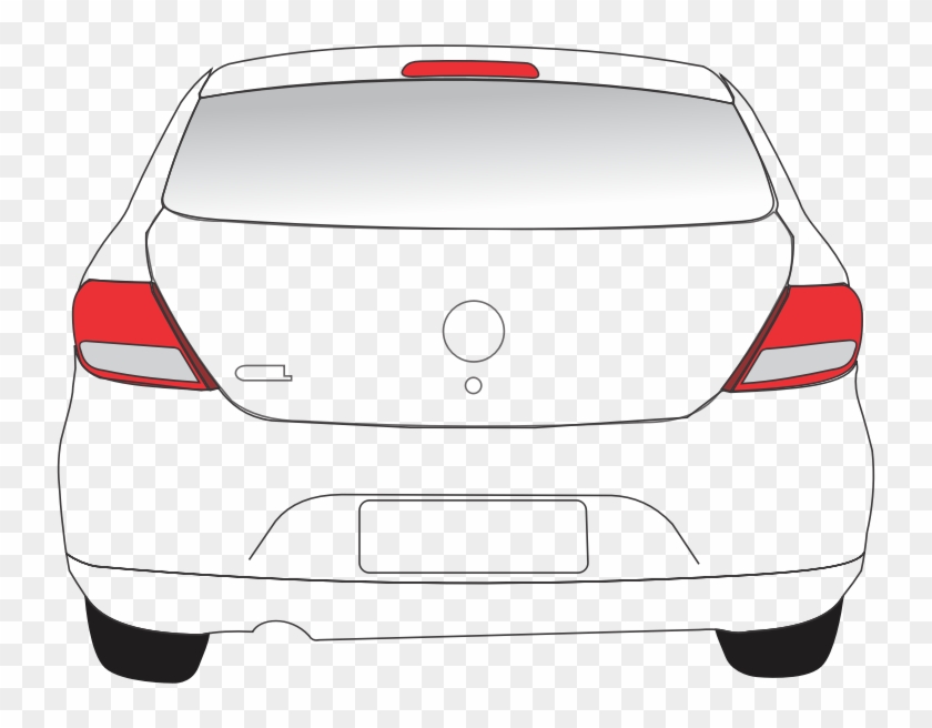 Back Of Car Clip Art - Cars Rear View Clipart #1263263
