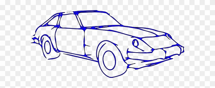 Car Outline Clip Art At Clker - Outline Of A Car #1263267