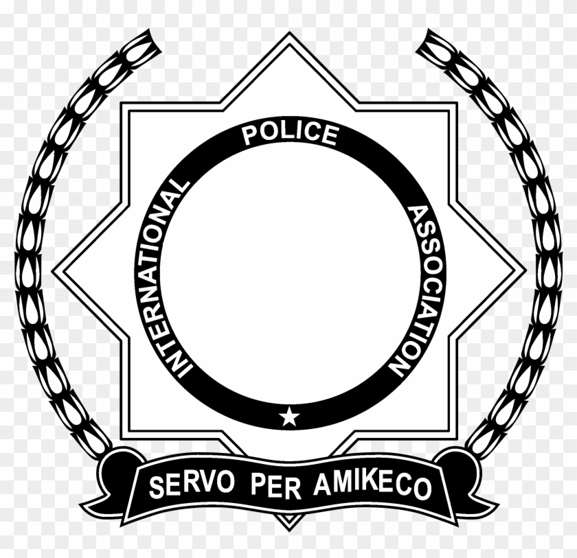 International Police Assosiation Logo Black And White - 2018 South Florida Fair #1263344