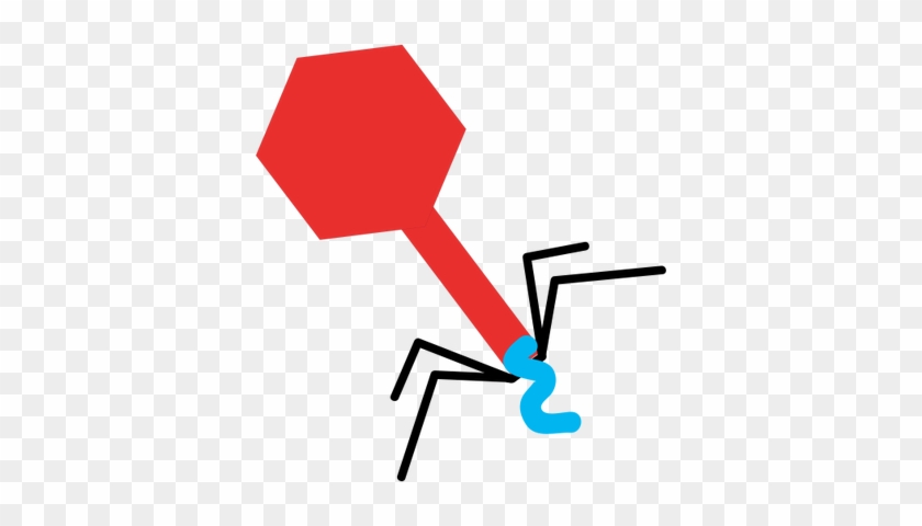 Ian Symbol Virus Inserting Dna - Illustration Of A Virus #1263359