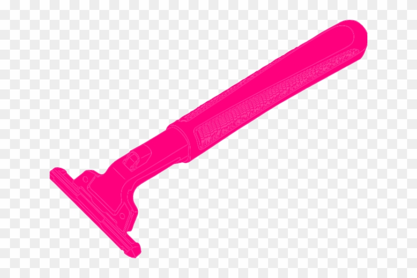 Pink Razor Cliparts - Shaving Razor Clip Art #1263391
