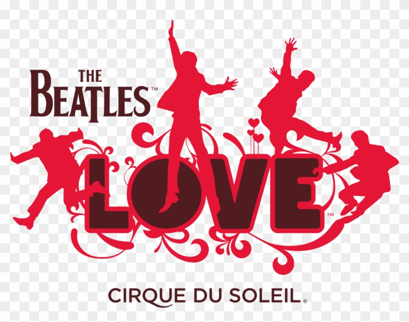The Beatles Love Logo Transparent Png Stickpng The - Beatles Love Cirque Du Soleil Las Vegas #1263413
