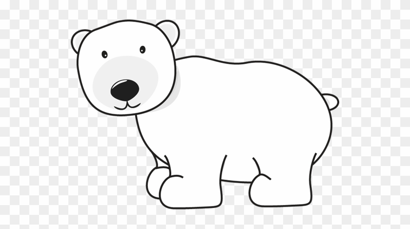 Polar Bear Clipart Clipart Kid - Cartoon #1263422