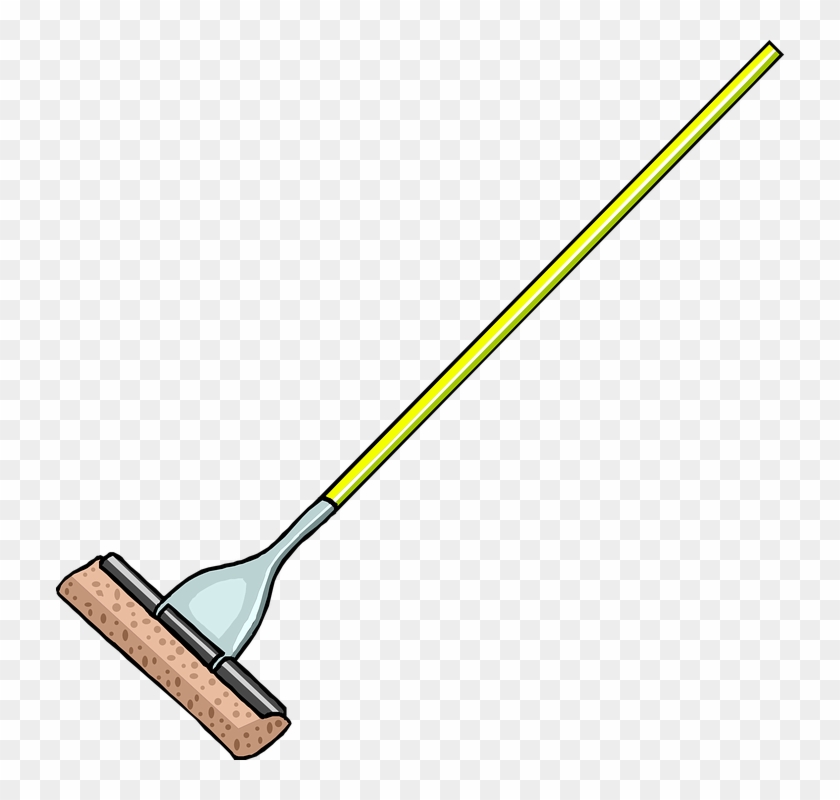 Cartoon Mop And Bucket #1263584