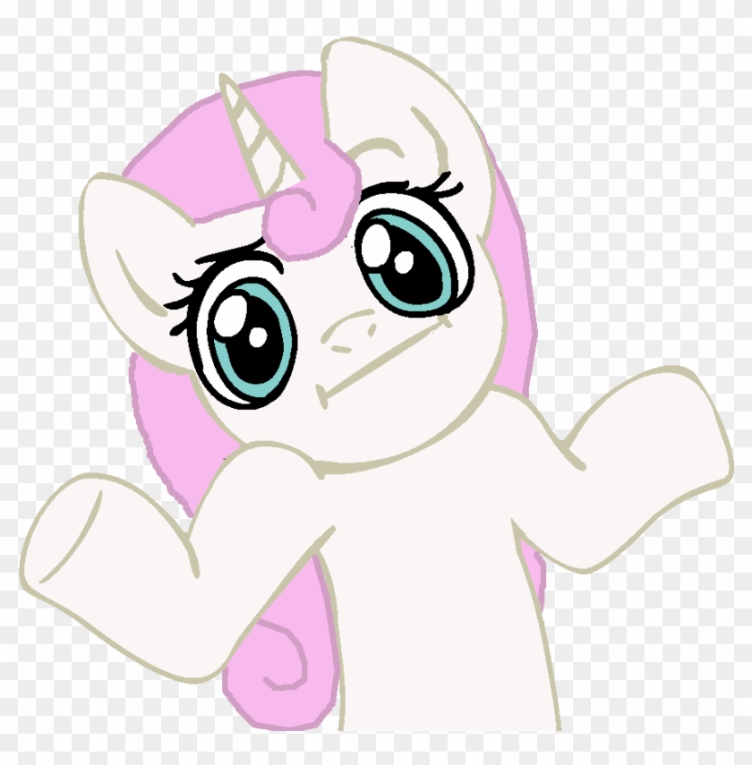 File 138583656497 - Pony Shrug #1263596