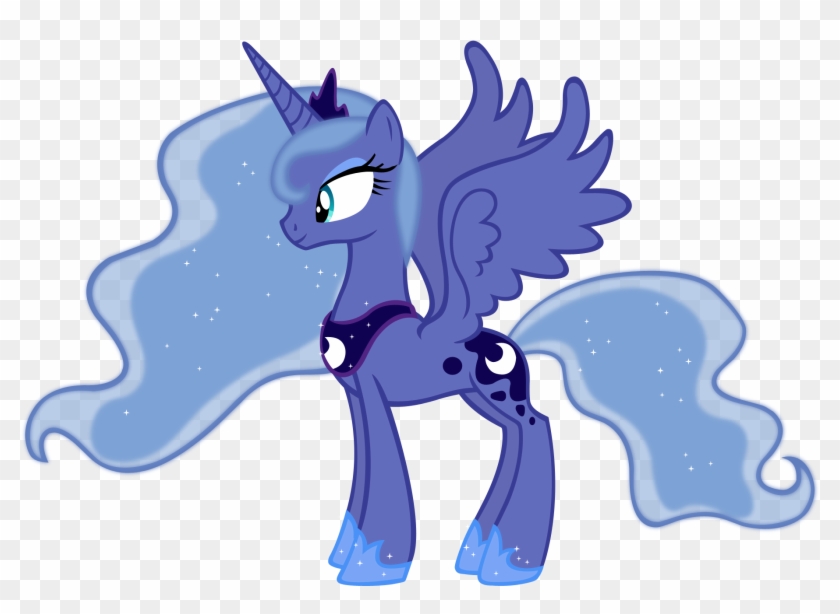 Princess Luna Season 1 Colors Vector By Durpy - Little Pony Friendship Is Magic #1263608