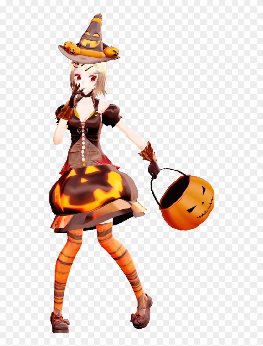 Halloween Rin - Mmd Tda Halloween Rin #1263692