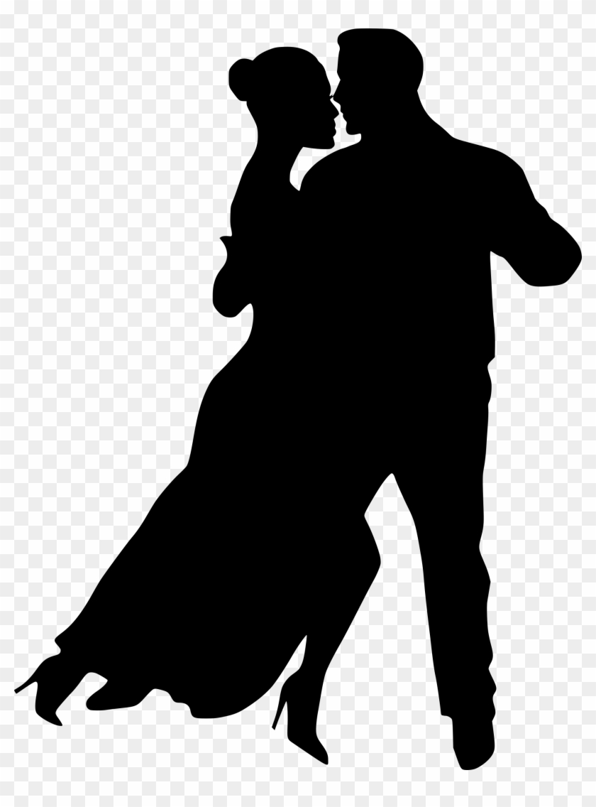 Dancing Clipart Shadow - Couple Dancing Silhouette Png #1263709