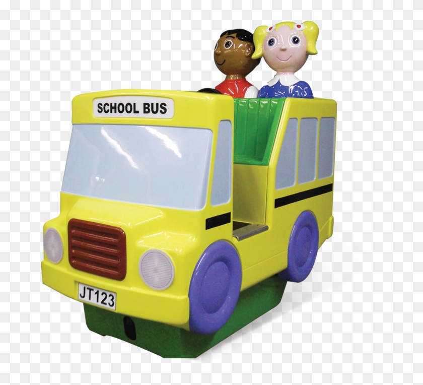 Jolly Town School Bus - Jolly Town Kiddie Ride #1263733