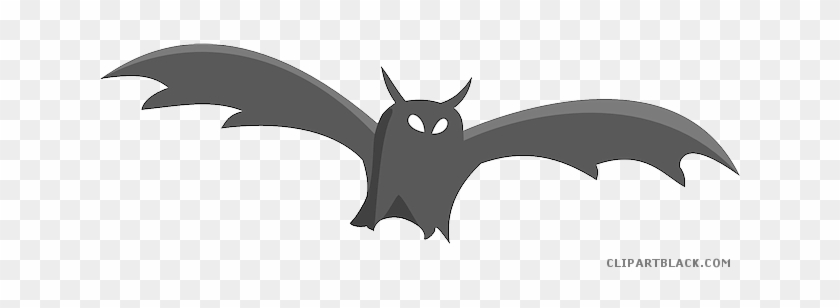 Black And White Bats Animal Free Black White Clipart - Cartoon Bat #1264025