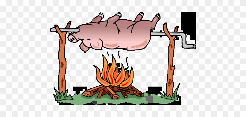 Pig Roast - Pig On A Spit #1264051