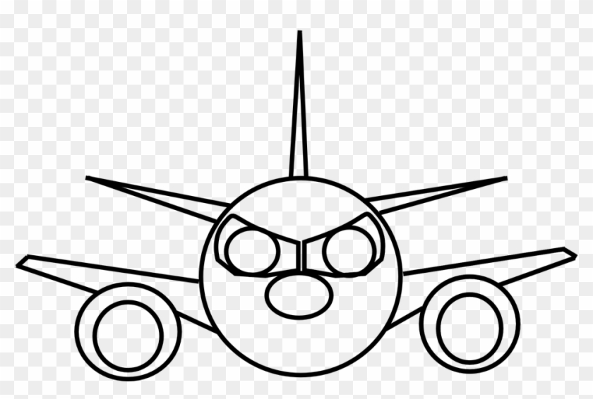 Airplane Drawing Aircraft Clip Art - Airplane #1264064