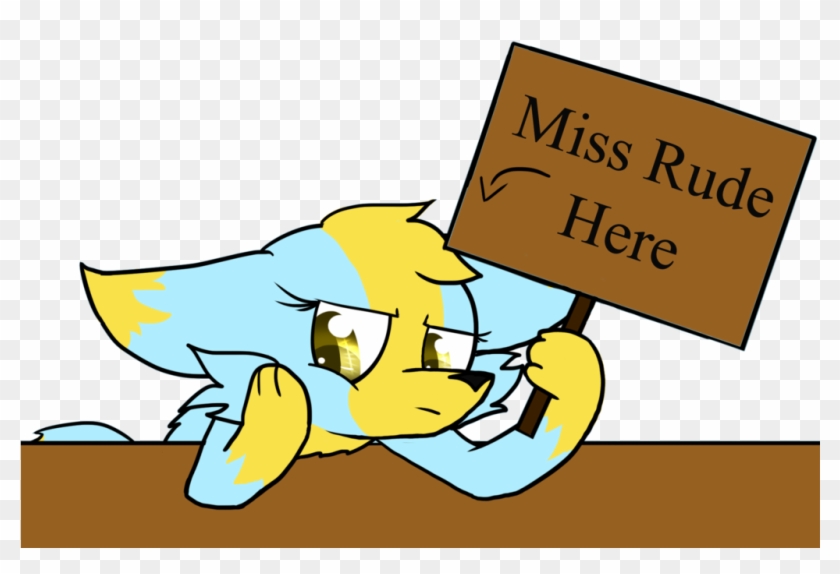 Miss Rude By Poppywolfmoon - Cartoon #1264095