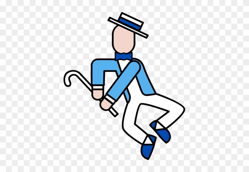 Tap Dancer Icon - Clip Art #1264171
