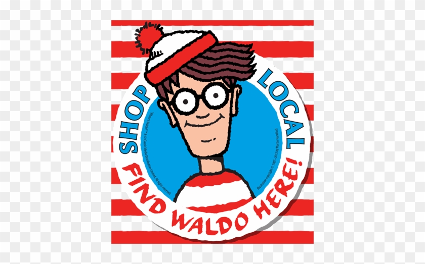 Where's Waldo At Books Inc - Where's Wally Vector #1264174