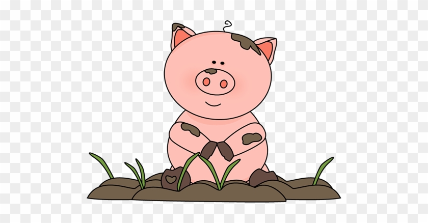Neoteric Design Inspiration Clipart Pig In The Mud - Pig In The Mud Clipart #1264321