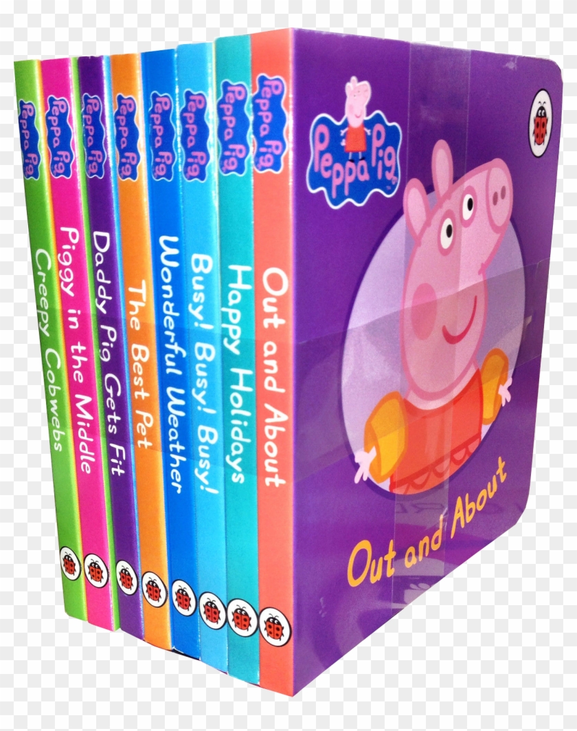 Peppa Pig Childrens Picture Flat 8 Board Books Collection - Peppa Pig Children's Picture Flat 8 Board Books Collection #1264347