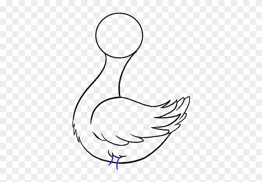 How To Draw A Duck In A Few Easy Steps Easy Drawing - Duck Drawing #1264481