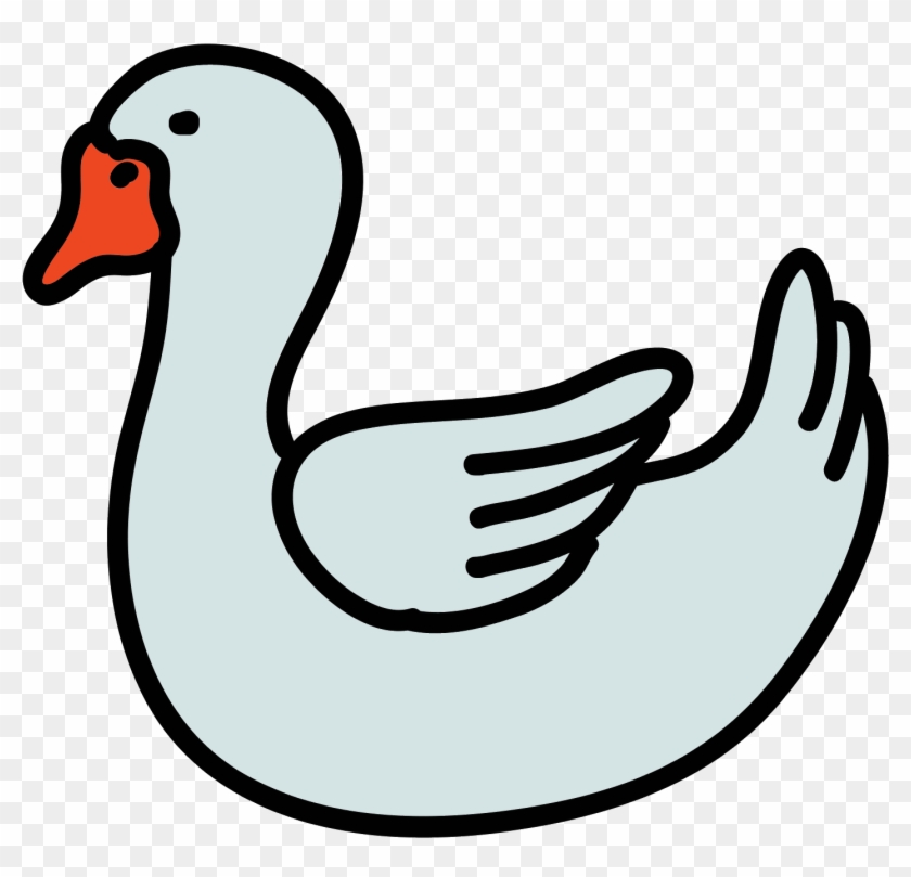 Duck Goose Clip Art Bird Chicken - Goose #1264482