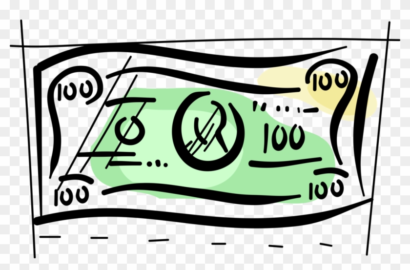 Vector Illustration Of Cash Dollar Bill Paper Money - Vector Illustration Of Cash Dollar Bill Paper Money #1264522