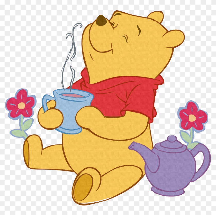 Winnie The Pooh Morning Clip Art - Best Part Of Waking Up Is Coffee #1264539