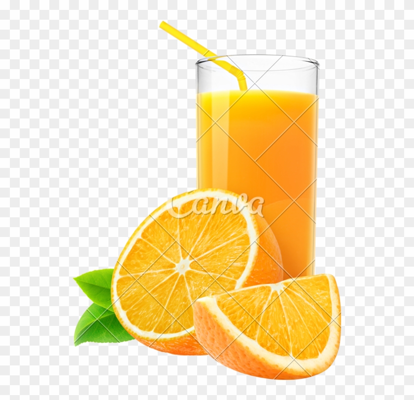 Isolated Orange Juice - Orange Fresh Juice Png #1264619