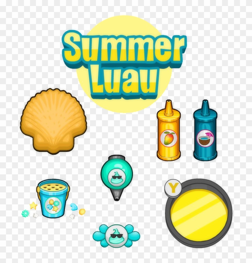 Summer Luau By Mokamizore97 - Papa Louie Cupcakeria Summer Luau #1264876