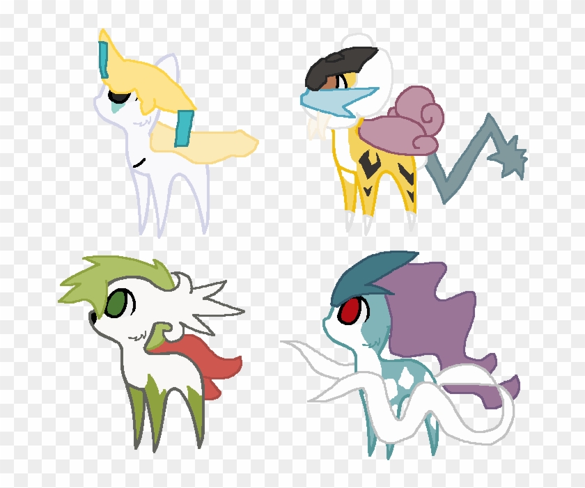 Legendary Ponymon Adopts By Therealriiver - Cartoon #1264986