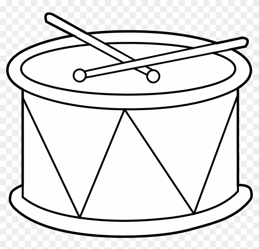 Drum Clip Art - Coloring Book Drums #1265029