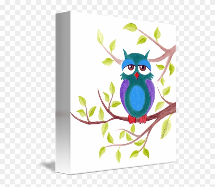 Sleepy Owl Cartoon Iphone X Slim Case #1265031