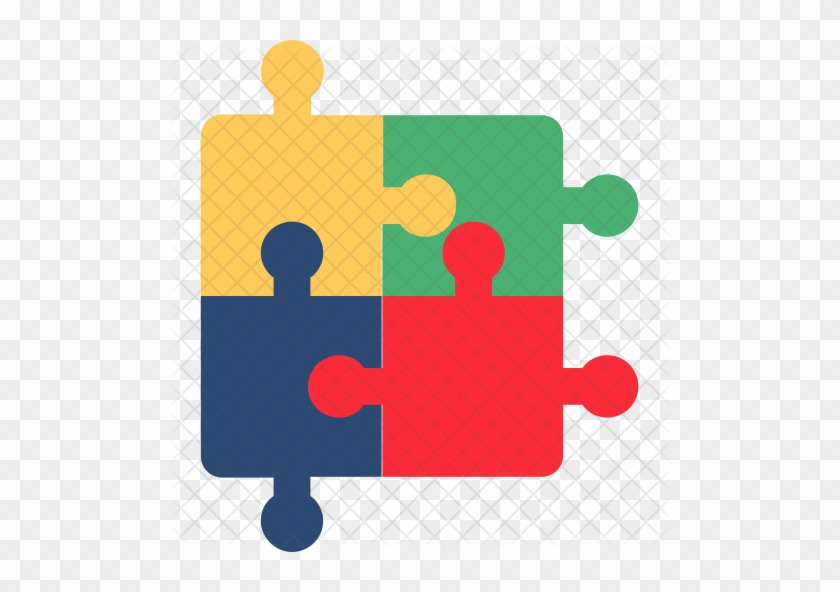 Jigsaw Puzzle Icon - Jigsaw Puzzle #1265087