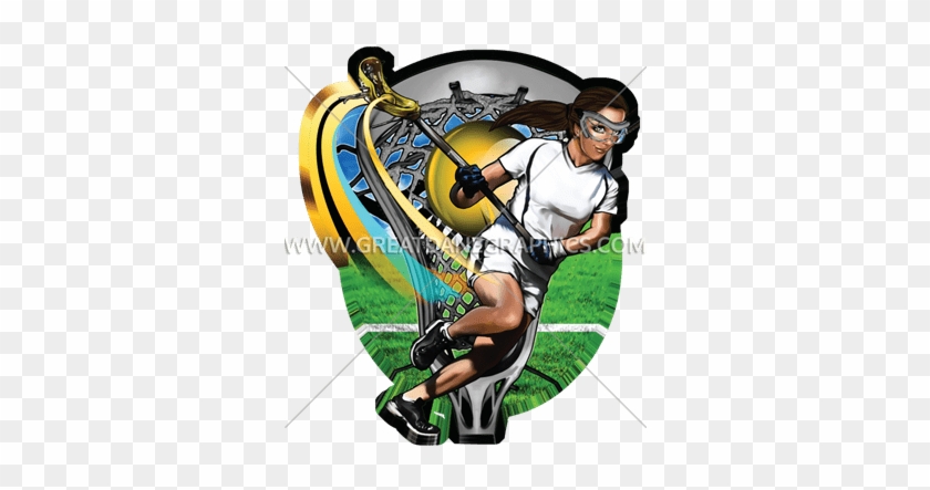 Lacrosse Girl Run - Art #1265162