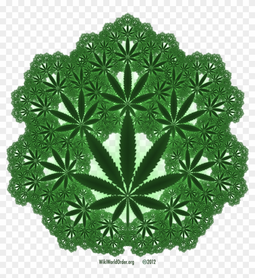 Canna Fractal 1000×1000 Glow Transparent - Fractal Transparent Background #1265193