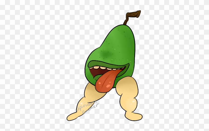 Pear With Nice Legs By Gamer Crafty Artist - Cartoon #1265273