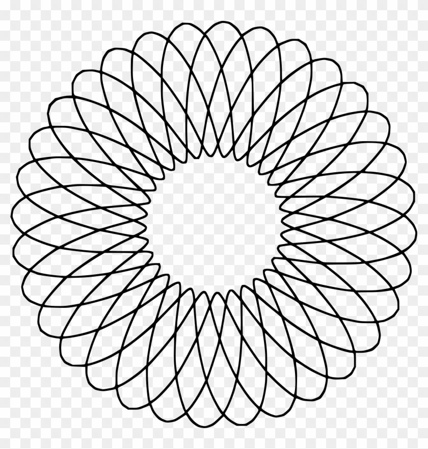 Spirograph Gear Drawing Clip Art - Geometry #1265308