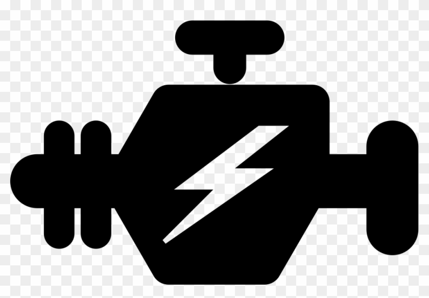 Engine With Lighting Bolt Comments - Diesel Generator Icon #1265373