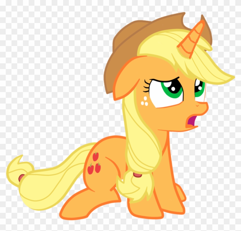 Applejack Unicorn By Scootaloo24 - My Little Pony Applejack Bebe #1265440
