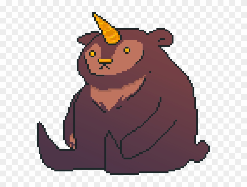 Unicorn Bear Horn Bear Gif - Bear With Unicorn Horn #1265452