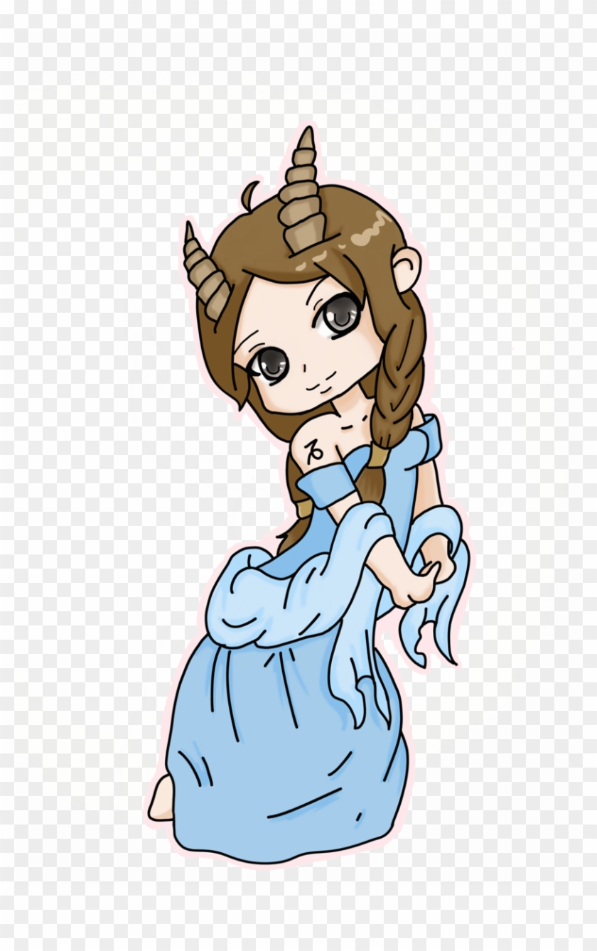 Capricorn Color - Cartoon #1265485