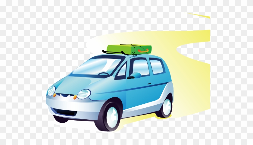 Travel Car 555px - Cartoon Travel Car #1265562